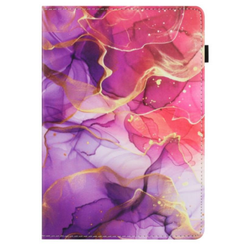 Bőrtok Samsung Galaxy Tab S10 Fe Márványszellem