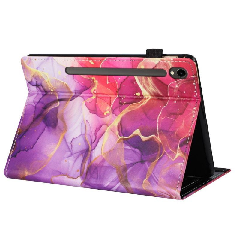 Bőrtok Samsung Galaxy Tab S10 Fe Márványszellem