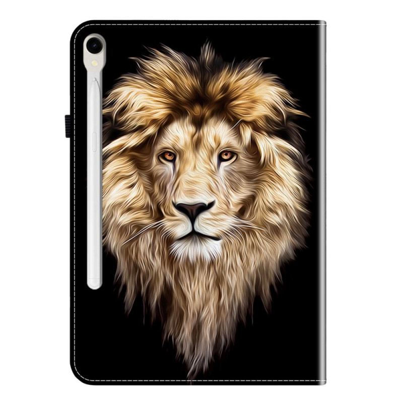 Tok Samsung Galaxy Tab S10 Fe Oroszlánfej Mintázat