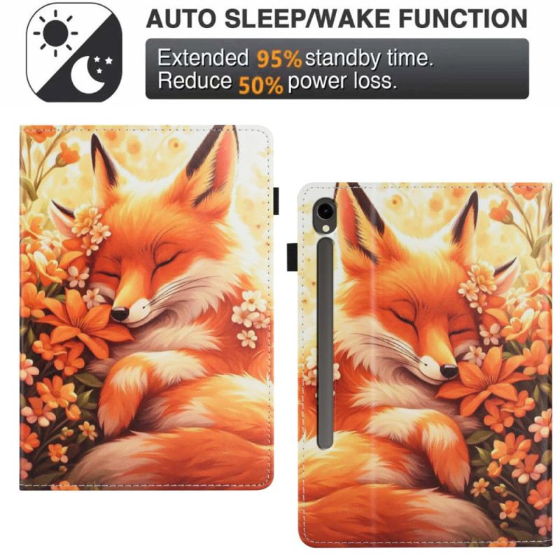 Tok Samsung Galaxy Tab S10 Fe Róka Mintázat