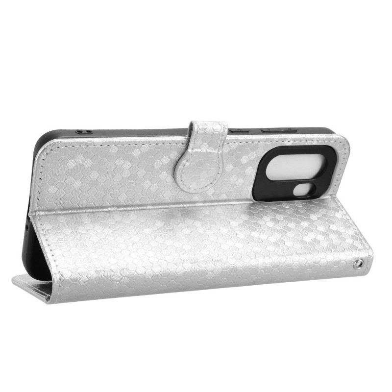 Bőrtok Oneplus 15r Csillámos Pöttyök