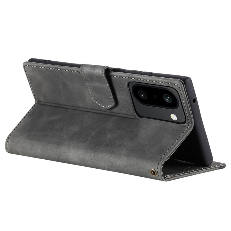 Bőrtok Oneplus 15r Retro Pántos Pénztárca