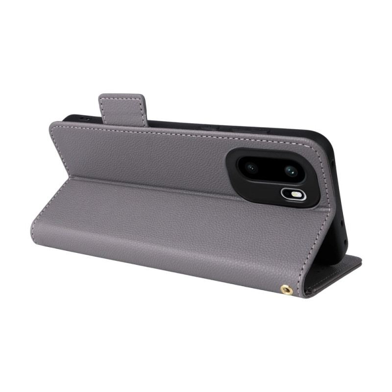 Fliptok Oneplus 15r Licsi Textúra Pánttal