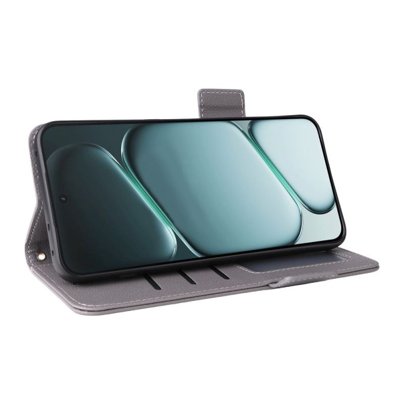 Fliptok Oneplus 15r Licsi Textúra Pánttal