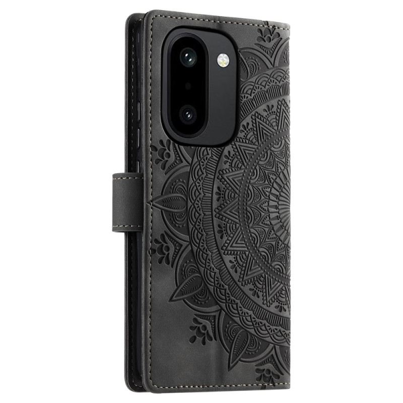 Fliptok Oneplus 15r Mandala Hatású Velúr Pénztárca
