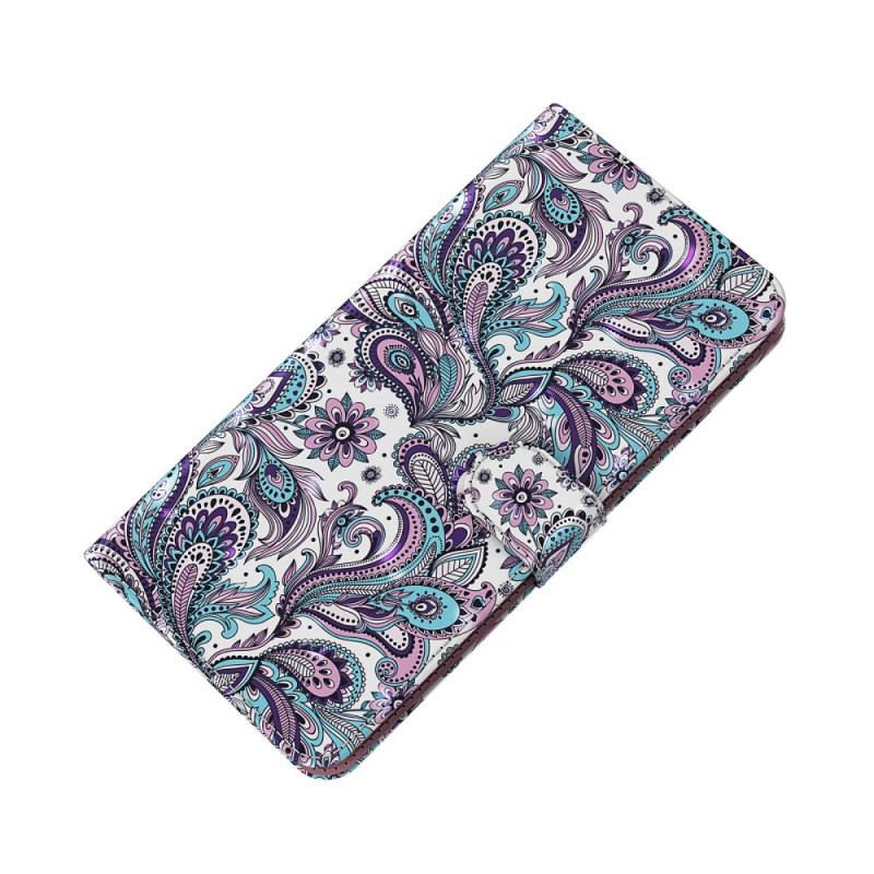 Fliptok / Bőrtok OnePlus Nord 2 5G Paisley