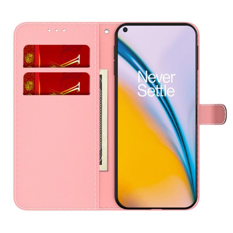 Fliptok / Bőrtok OnePlus Nord 2 5G Vízfestmény