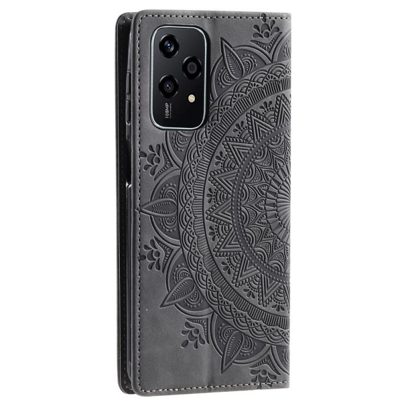 Kinyitható Tokok Honor 200 Lite Velúr Hatású Mandala Minta