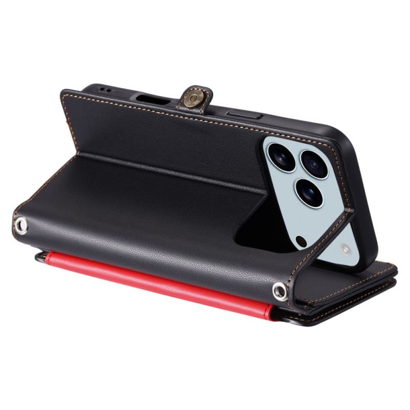 Bőrtok iPhone 17 Pro Max Retro Prémium