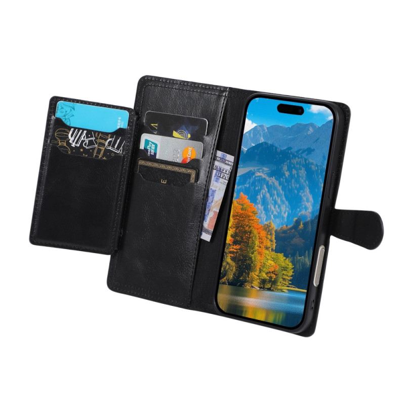 Fliptok iPhone 17 Pro Max Cipzáras Zseb