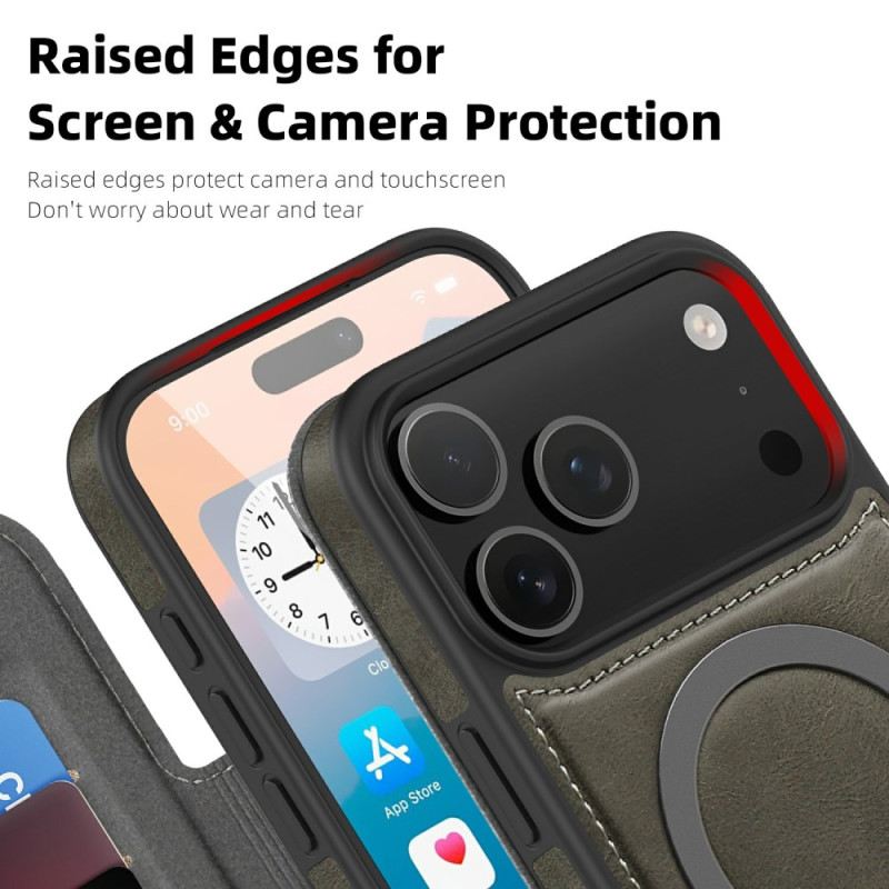 Fliptok iPhone 17 Pro Max Magsafe Kompatibilis Rfid Kártyatartóval