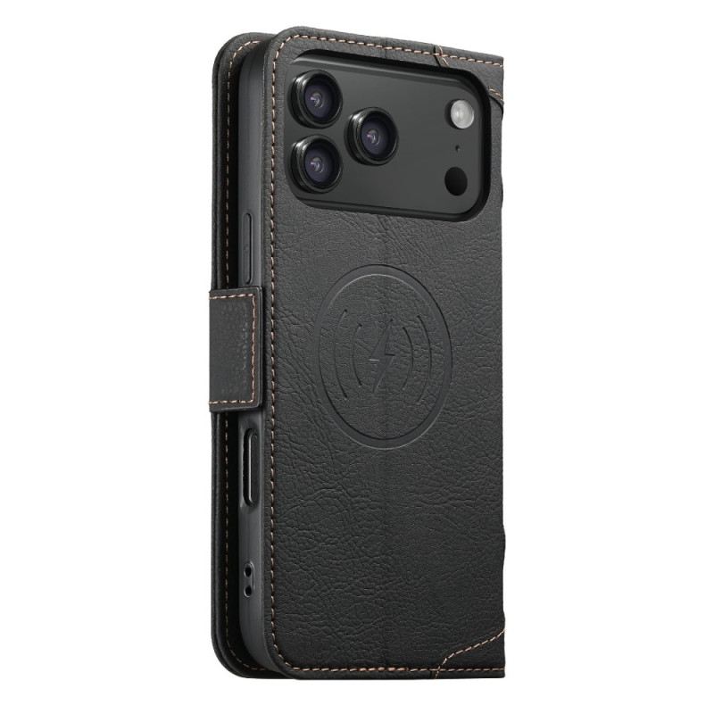 Fliptok iPhone 17 Pro Max Magsafe Premium Vintage Kompatibilis