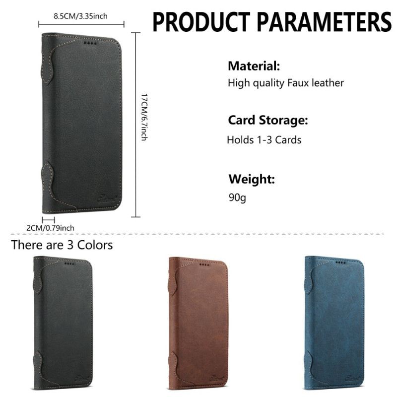 Fliptok iPhone 17 Pro Max Magsafe Premium Vintage Kompatibilis