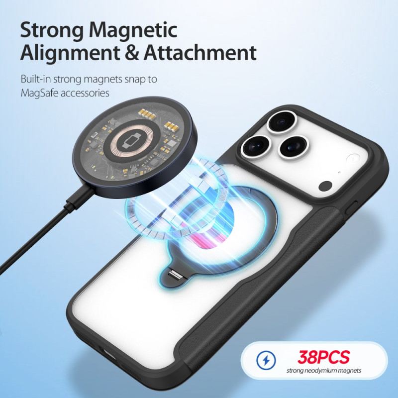 Fliptok iPhone 17 Pro Max Magsafe Skin X Pro Sorozatú Dux Ducis Tartóval