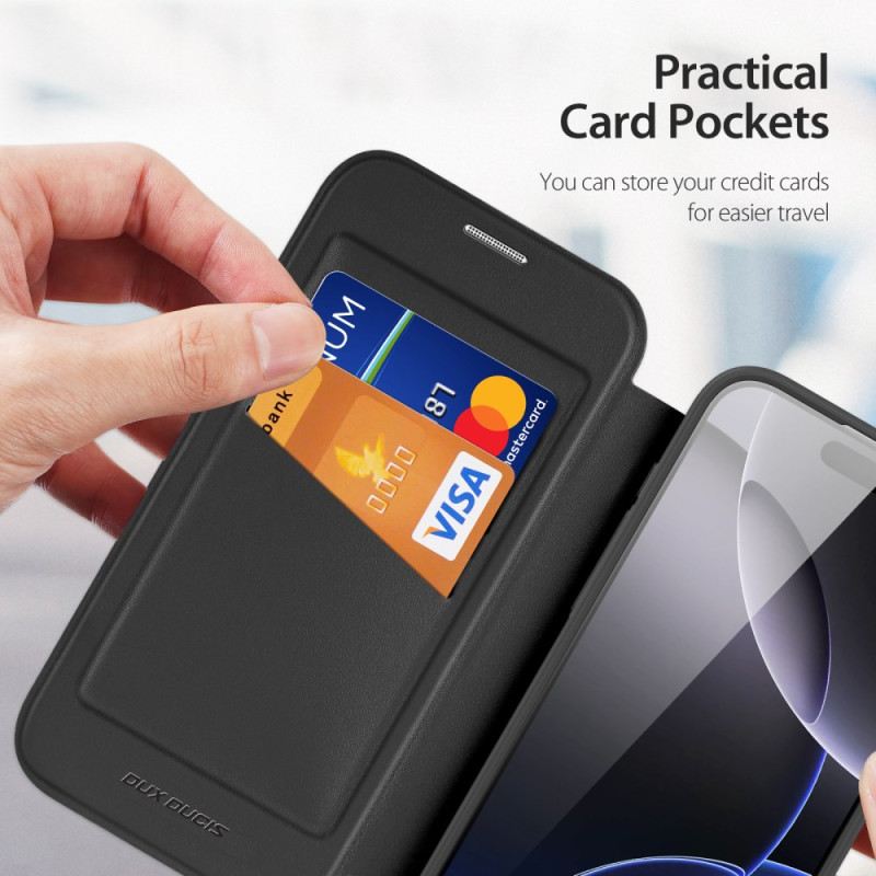 Fliptok iPhone 17 Pro Max Magsafe Skin X Pro Sorozatú Dux Ducis Tartóval