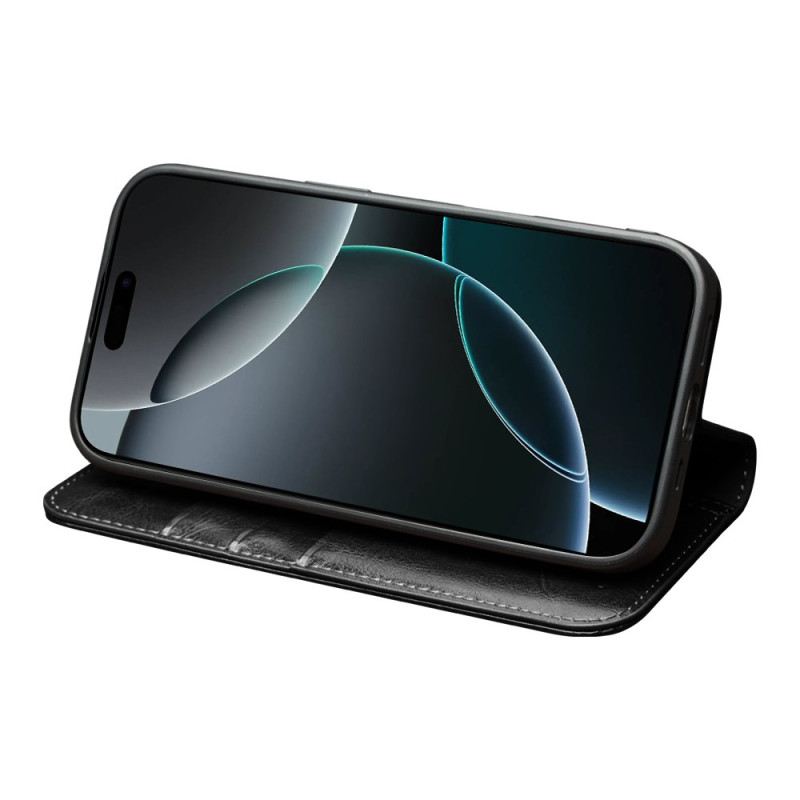 Fliptok iPhone 17 Pro Max Qialino Bőr