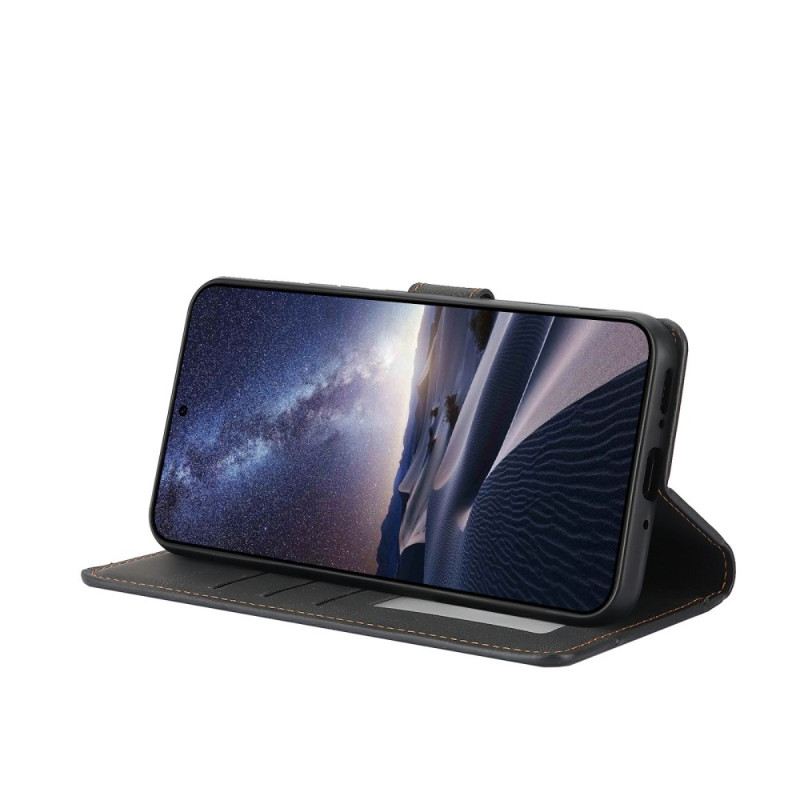 Kinyitható Bőrtok iPhone 17 Pro Max Pénztárcával És Állvánnyal