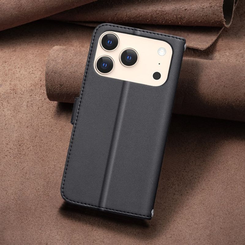 Kinyitható Bőrtok iPhone 17 Pro Max Steppelt Binfen Szín