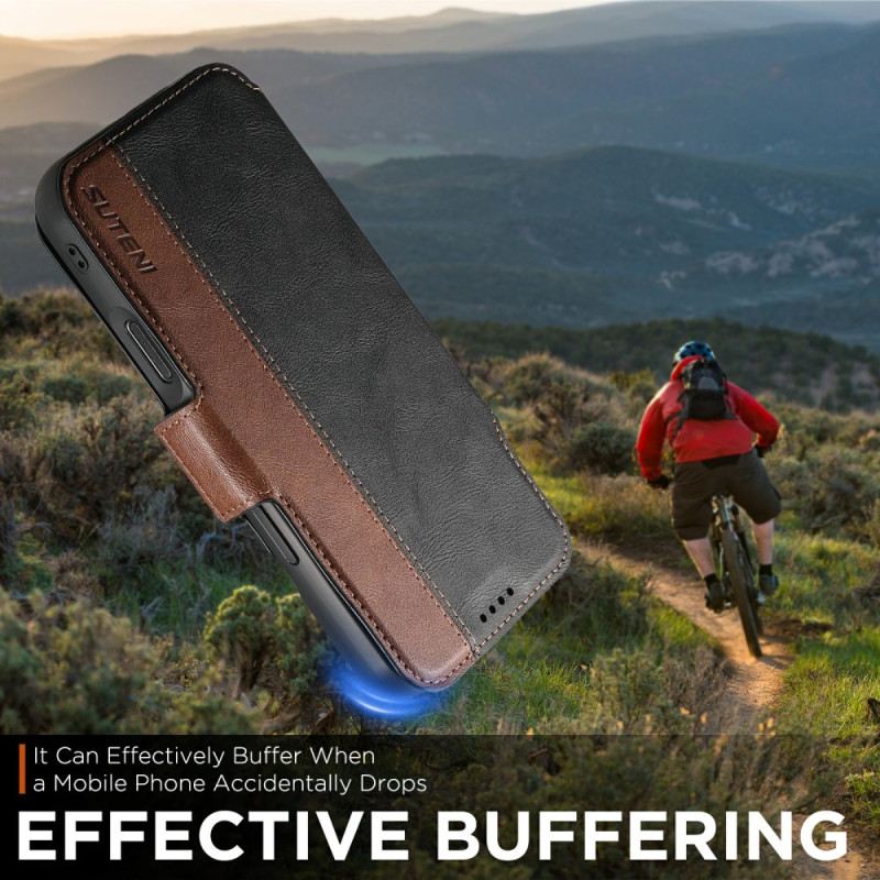 Kinyitható Tokok iPhone 17 Pro Max Magsafe Kétszínű Levehető Tok Suteni