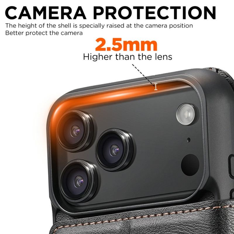 Kinyitható Tokok iPhone 17 Pro Max Magsafe Kétszínű Levehető Tok Suteni