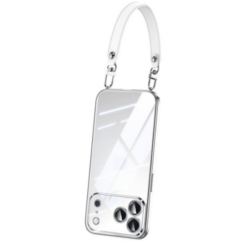Mobiltelefon Tokok iPhone 17 Pro Max Átlátszó Nyakpánttal