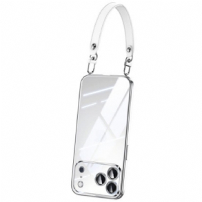Mobiltelefon Tokok iPhone 17 Pro Max Átlátszó Nyakpánttal