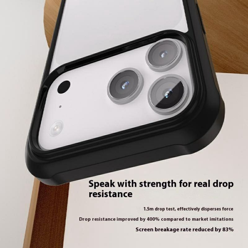 Telefontok iPhone 17 Pro Max Kétoldalas Átlátszó Tok