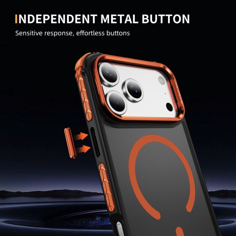 Telefontok iPhone 17 Pro Max Kompatibilis Magsafe Objektívfoglalat Fekete Színben