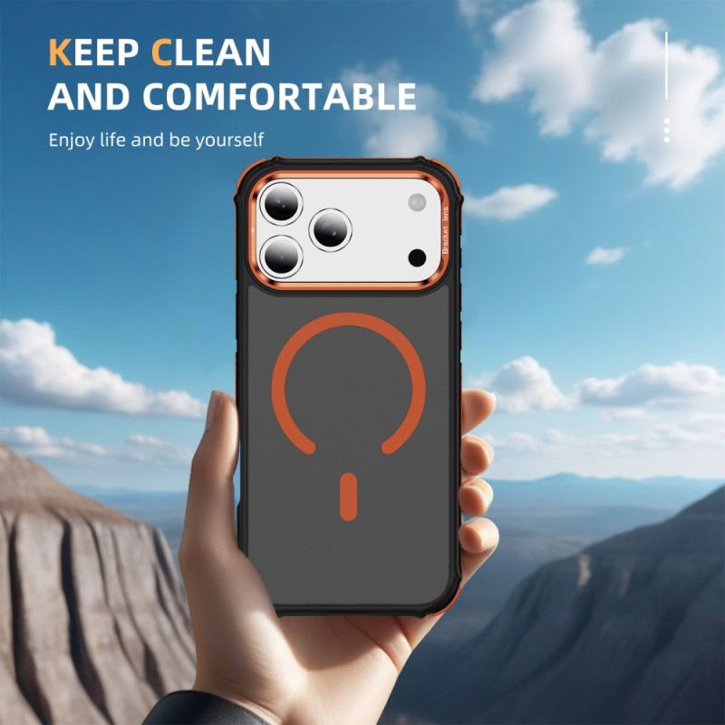 Telefontok iPhone 17 Pro Max Kompatibilis Magsafe Objektívfoglalat Fekete Színben