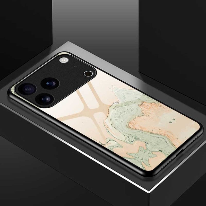 Tok iPhone 17 Pro Max Edzett Üveg Festett Mintával