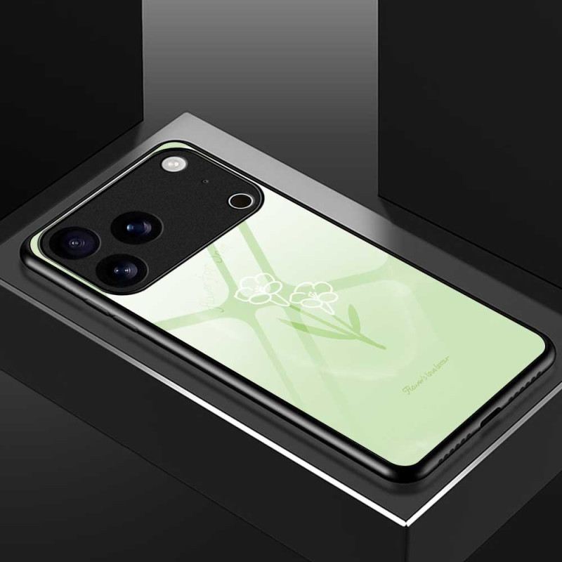 Tok iPhone 17 Pro Max Edzett Üveg Virágok