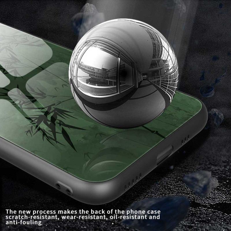 Tok iPhone 17 Pro Max Edzett Üveg Virágos Tinta