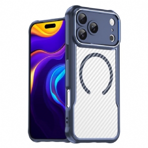 Tok iPhone 17 Pro Max Magsafe Kompatibilis Áttetsző Szénszálas