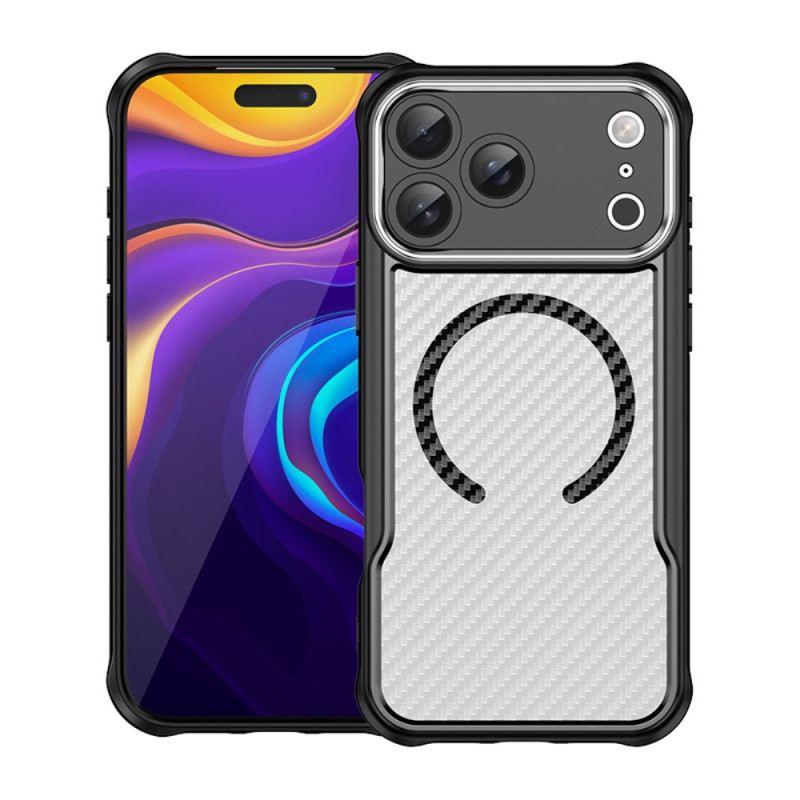 Tok iPhone 17 Pro Max Magsafe Kompatibilis Áttetsző Szénszálas