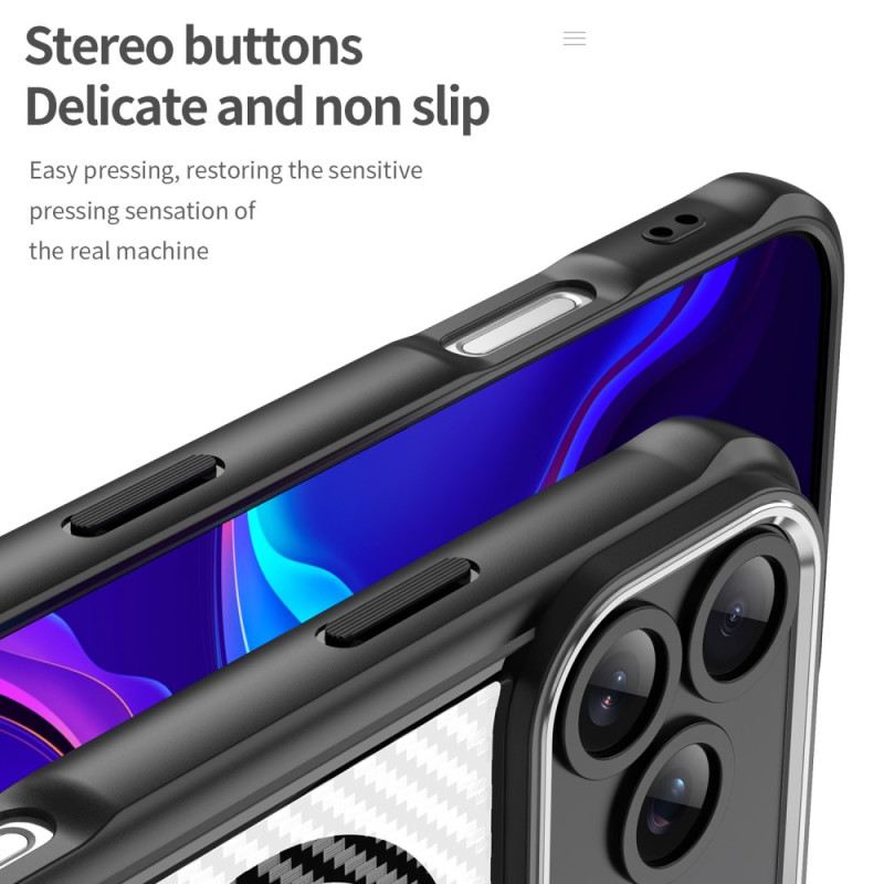 Tok iPhone 17 Pro Max Magsafe Kompatibilis Áttetsző Szénszálas