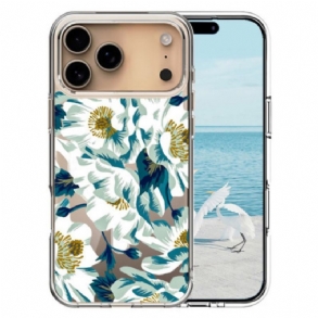 Tok iPhone 17 Pro Max Magsafe-kompatibilis Fehér Virágok