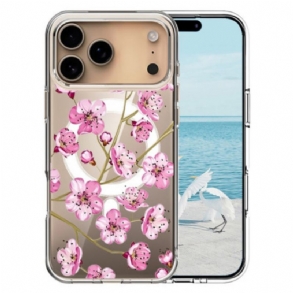 Tok iPhone 17 Pro Max Magsafe-kompatibilis Rózsaszín Virágok