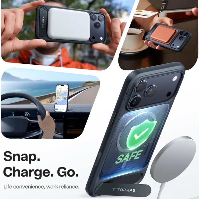 Tok iPhone 17 Pro Max Magsafe Prémium Kialakítás Integrált Állvánnyal