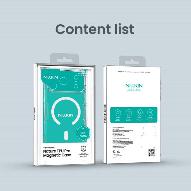 Tok iPhone 17 Pro Max Nillkin Nature Pro Sorozat Magsafe-fel Kompatibilis