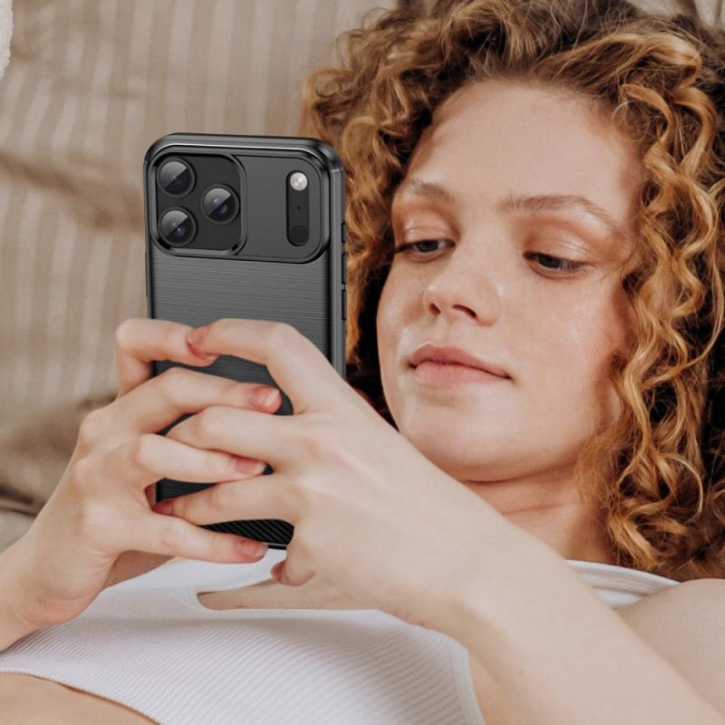 Tok iPhone 17 Pro Max Szálcsiszolt Szénszál