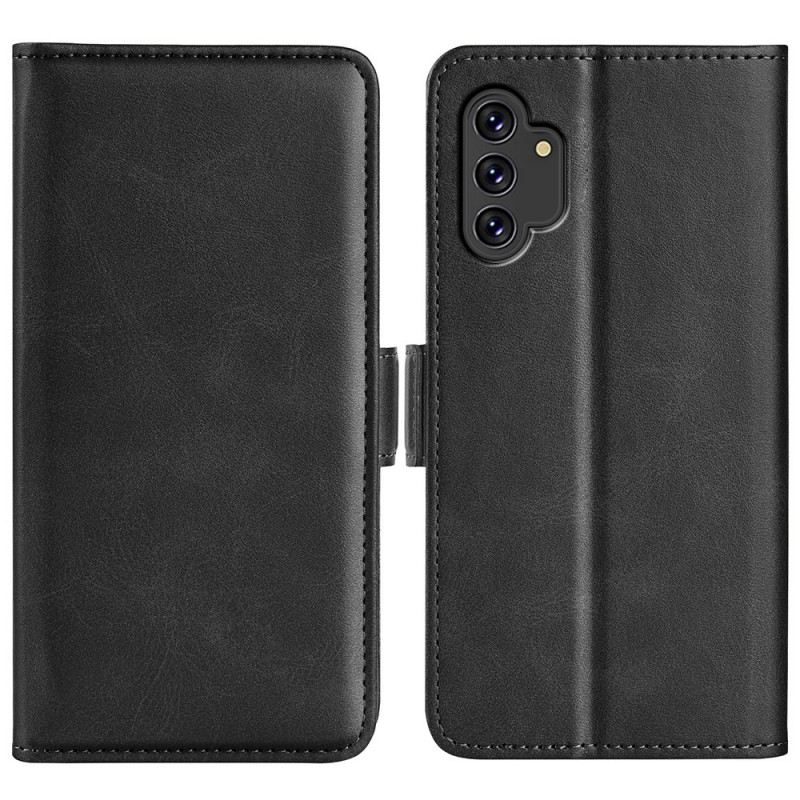 Fliptok / Bőrtok Samsung Galaxy A13 Dupla Kapocs