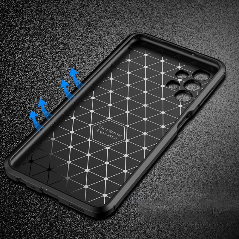 Tok Samsung Galaxy A13 Rugalmas Szénszálas Textúra