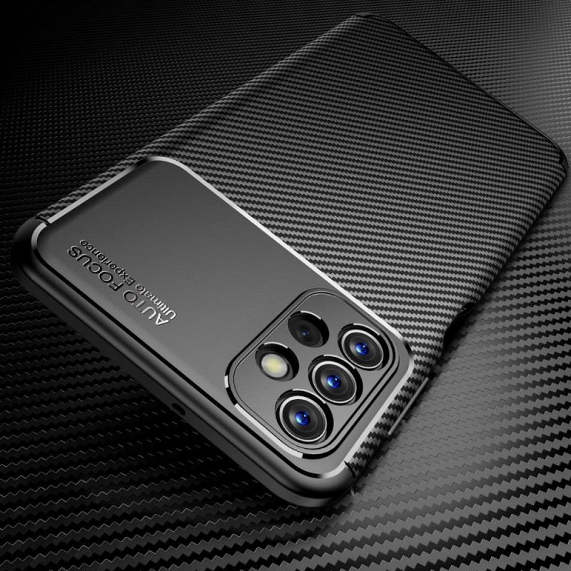 Tok Samsung Galaxy A13 Rugalmas Szénszálas Textúra