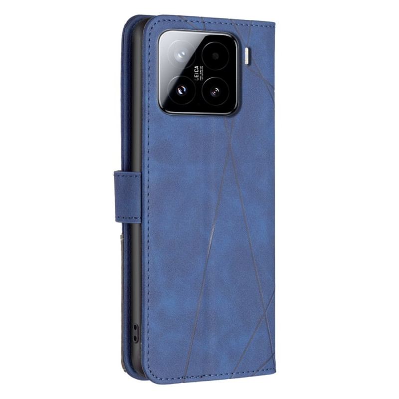 Bőrtok Xiaomi 15 Pro Binfen Color Geometria