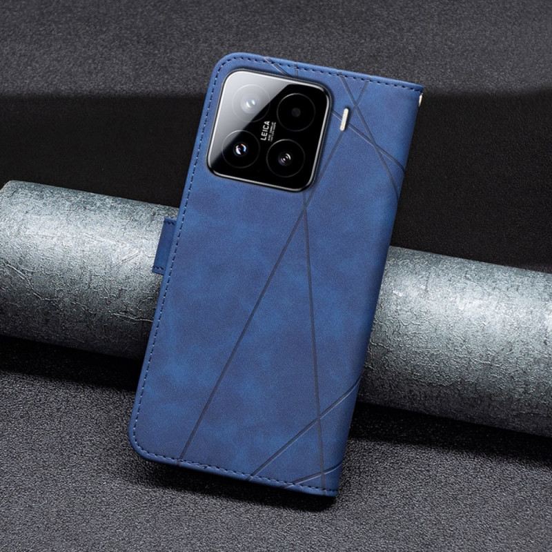 Bőrtok Xiaomi 15 Pro Binfen Color Geometria