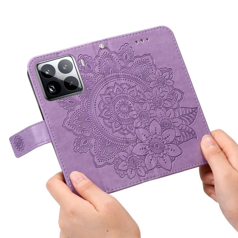Bőrtok Xiaomi 15 Pro Mandala Minta