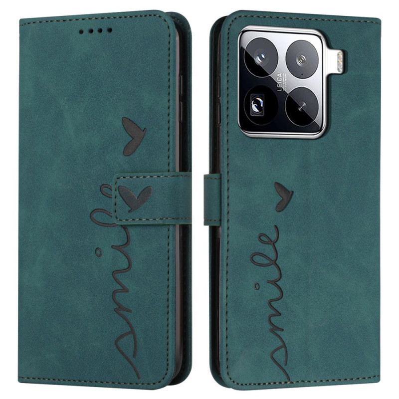 Bőrtok Xiaomi 15 Pro Mosolygós