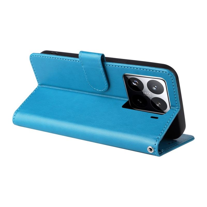 Bőrtok Xiaomi 15 Pro Pillangók És Virágok