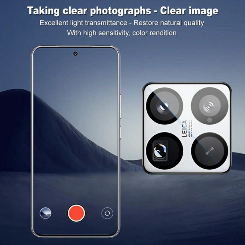 Edzett Üveg Lencsevédő Xiaomi 15 Pro-hoz Önbeálló Kerettel