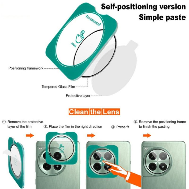 Edzett Üveg Lencsevédő Xiaomi 15 Pro-hoz Önbeálló Kerettel